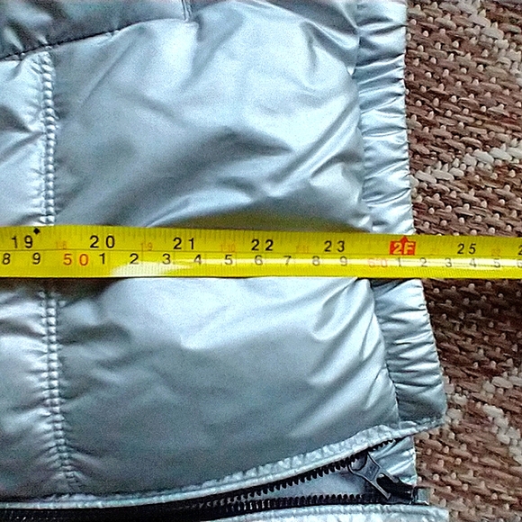 Vest zip front Puffer Vest Silver - Picture 11 of 13